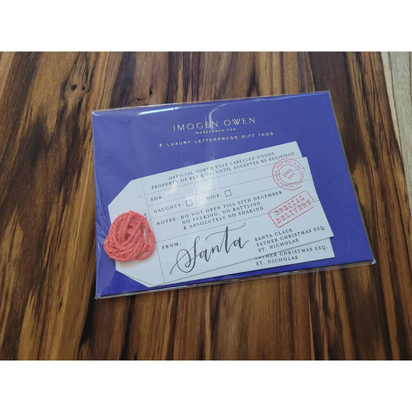 4- Official Santa Gift Tags | North Pole‎ - Picture 8 of 8